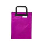 Meeco Book Carry Bag+handle Violet Nylon