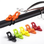 1 Set 10 Sets Plastic Fishing Hook Secure Keeper Lure Jig Hook Safety Keeper For Fishing Rod