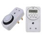 Digital Lcd Display & 24 Hour Mechanical Timer Switch Adaptor