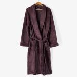Linen House Plush Bathrobe Plum