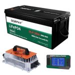 Ogrphy 36V Lithium Battery With Charger And Lcd Monitor 36V 100AH Lithium Golf Cart Battery With 200A Bms 7.68KW Output 1000A Pe