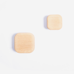 Emerging Creatives Squared Wall Hooks - Natural