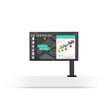 LG QN880 27-INCH 2560 X 1440P Qhd 16:9 75HZ 5MS Ips Ergo Monitor 27QN880-B