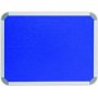 Parrot Products Info Board Aluminium Frame 1500 900MM Royal Blue