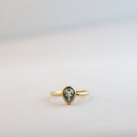 Blue Topaz - Pear - Large