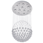 Stainless Steel With Crystals Light Fitting 10 X 50W GU10 Not Included