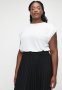 Edit Basic Grown Sleeve Shell Plus - White