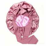 Satin Sleep Cap Elastic Sleep Bonnet Bath Cap For Women Curly Hair All Hair
