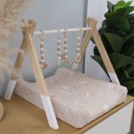 Changing Mat Cover Light Pink Goose