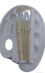 Artist Plastic Paintbrush Set