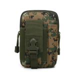Outdoor Tactical Utility Bag Military Hip Waist Belt Compact Bag Molle Pouch - Camo