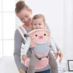 Baby Wrap Carrier - Green Bear