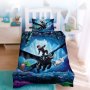 How To Train Your Dragon Onwards 3D Printed Single Bed Duvet Cover Set