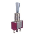 MINI Toggle Spdt On-off- On Flat Lever Switch - MINI Toggle Switch Flat Lever On-off- On
