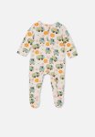 Cotton On The Long Sleeve Zip Romper- Lcn - Lcn Wb Crystal Pink scooby Mystery Machine