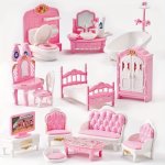 1:12 Miniature House Furniture Set - Bedroom Living Room & Bathroom Accessories For Dolls Christmas Halloween Gift Christmas hal