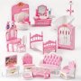 1:12 Miniature House Furniture Set - Bedroom Living Room & Bathroom Accessories For Dolls Christmas Halloween Gift Christmas/halloween Gifts