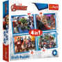 Puzzles 4 In 1 Brave Avengers