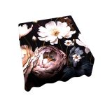 Late Afternoon Flowers Square Tablecloth