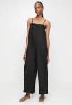 Edit Strappy Square Neck Wide Leg Jumpsuit - Black