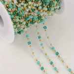 1M Crystal Bead Chain - Bohemian Style Necklace & Bracelet Diy Accessories - Copper Material