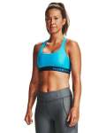 Women's Armour Mid Crossback Sports Bra - Midnight NAVY-417 XL