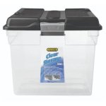 Addis Clear Storage Box 56LT Black