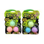 Toy Sq Stick Ball Glow In The Dark 3PK