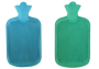 Hot Water Bottles 2 Pack - Blue & Green