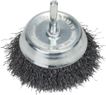 Bosch - 6MM Shank Cup Brush 70MM Crimped Steel - 1609200270
