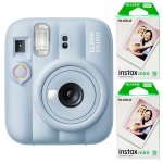 Fuji Instax MINI 13 Frost Blue Combo 1 Cam + 2 Film