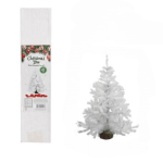 MINI White Christmas Tree With Wooden Stand 45CM