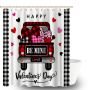 Truckload Of Love Bathroom Shower Curtain For Apartment