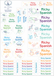 School Labels : Space Doodle Theme