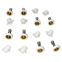 Shower Door Spacers & Rollers With Screws Combo 8