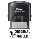 Shiny S-842 Stock Stamp 38X14MM Original Mailed