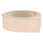Elw Leather Strap 8-9 Oz 1.25 Inch Wide X 50" Cowhide Veg Tan Leather Belt Blank Leather Strips Tooling Leather Tan Straps For C
