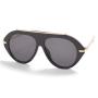 Black Updated Aviator Sunglasses