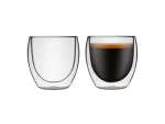 Double Walled Cappuccino Glasses Set Of 2 250ML