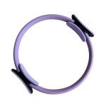 Pilates Ring Fitness Circle 15" Yoga Rings Magic Circle With Dual Padded Handles For Toning Arms Flexible Home Exercise Equipmen