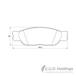 Jaguar Kbc Brake Pads Front For S-type XJ8 - Spares Direct