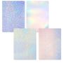 Craft Stationary Assorted Holographic Paper Sheets Set Of 8 29.7CM
