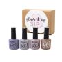Glam It Up Girl/uv/led Gel Nail Polish - Shades Of Grey