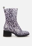Campbell 2 Print Block Heel Boot - Black