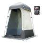 Outdoor Pop Up Camping Shower Tent & 20L Solar Shower Bag Set