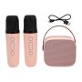 Karaoke Machine Multifunction Stereo Sound Portable Bluetooth Speaker Pink