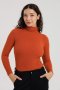 Senza Ladies Knitted Free Size Polo-neck Jersey Sm To 2XL
