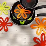 6PCS SET Premium Pot Pan Protector Mat - Heat Insulation Divider Pad For Cookware - Table Premium Divider Pad - Restaurant Kitch