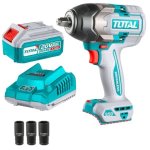 Total Tools - Cordless Impact Wrench 850N With Battery 4AH And Charger