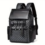 1PC Men's Fashion Trendy Casual Business Travel Backpack Large Capacity Schoolbag Laptop Storage Backpack